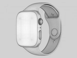 apple watch series 7 all colors 3D Model