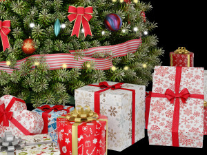 christmas green tree 1 Modèle 3D