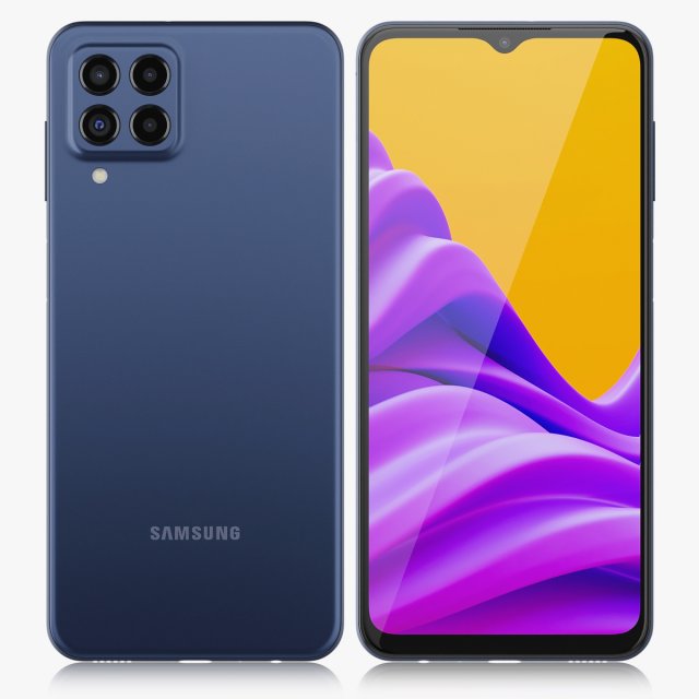 Samsung Galaxy M33 Modello 3D .c4d .max .obj .3ds .fbx .stl .blend 