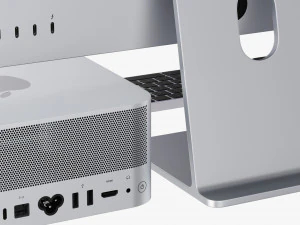 Apple Studio Display and Mac studio full set 3D Model