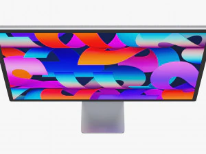 Apple Studio Display and Mac studio full set 3D Model