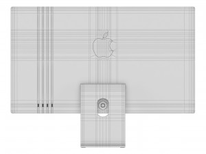 Apple Studio Display and Mac studio full set 3Dモデル
