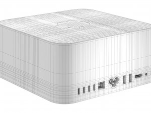 Apple Studio Display and Mac studio full set 3Dモデル