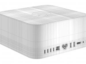 Apple Studio Display and Mac studio full set 3D Model
