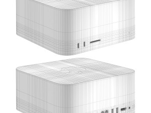Apple Studio Display and Mac studio full set 3Dモデル