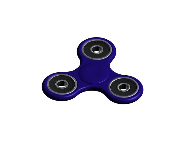 fidget spinner 3D Model .c4d .max .obj .3ds .fbx .stl .blend 