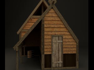 model medieval house 3D Model