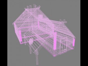 model medieval house 3D Model