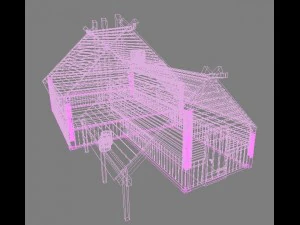 model medieval house 3D Model