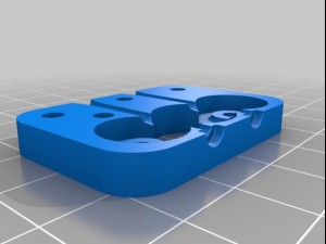 filament drive block for extruder mk7 plus3 3D Принт Модель