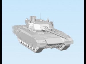 tank t-14 armata 3D Print Model
