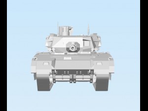 tank t-14 armata 3D 打印模型