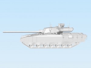 tank t-14 armata 3D 打印模型