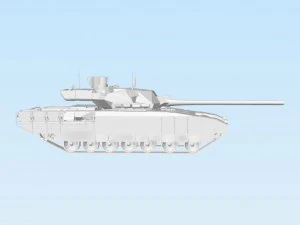 tank t-14 armata 3D Print Model