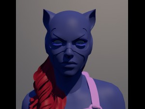 catwoman dc comics Model 3D