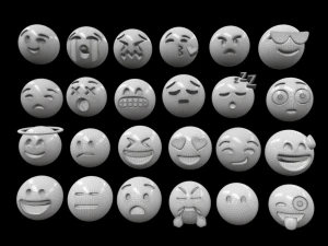 emoji pack 3D Model