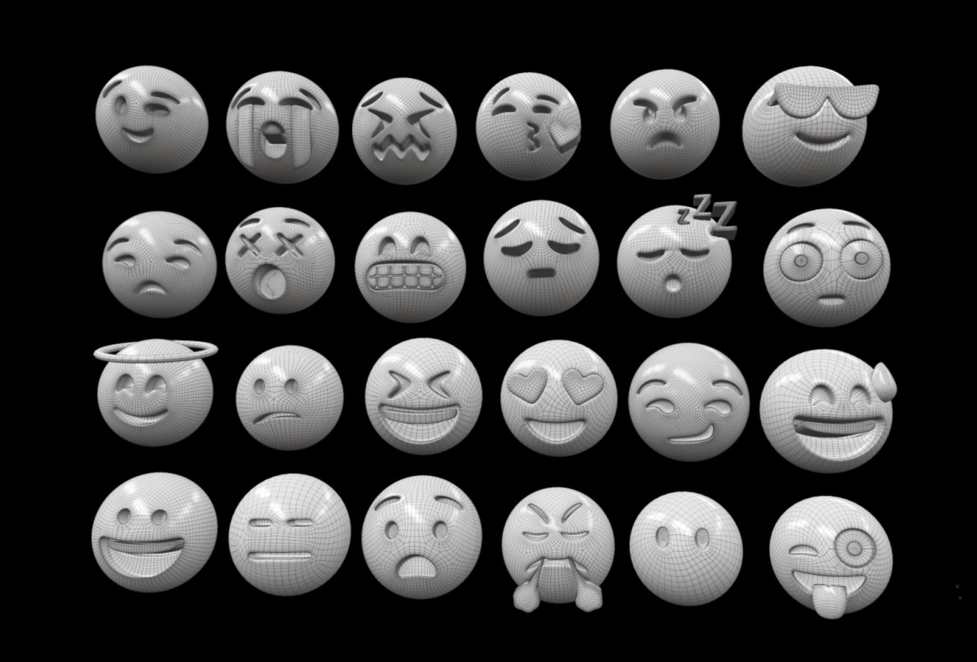 Famous Meme Emojis by Andor_Yoko, Download free STL model