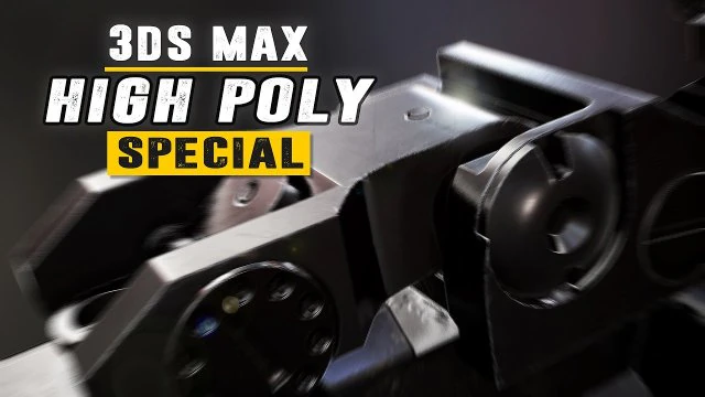 High poly special - creating the perfect hard surface high poly model - 3ds max 2017 