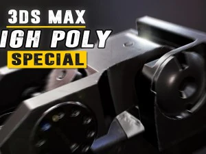 High poly special - creating the perfect hard surface high poly model - 3ds max 2017 3D Tutorials