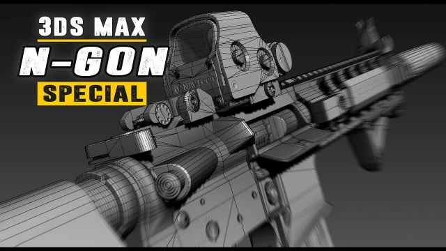 N-gons special - triangles quads n-gons in hard surface modeling - 3ds max 2017