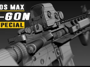 N-gons special - triangles quads n-gons in hard surface modeling - 3ds max 2017 3D Tutorials