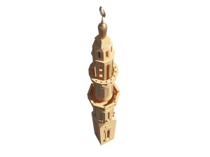 mosque minaret 3Dモデル