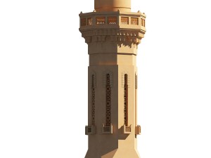mosque minaret 3Dモデル