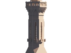 mosque minaret 3Dモデル