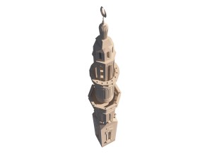 mosque minaret 3Dモデル