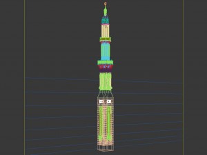 mosque minaret 3Dモデル