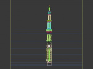 mosque minaret 3Dモデル