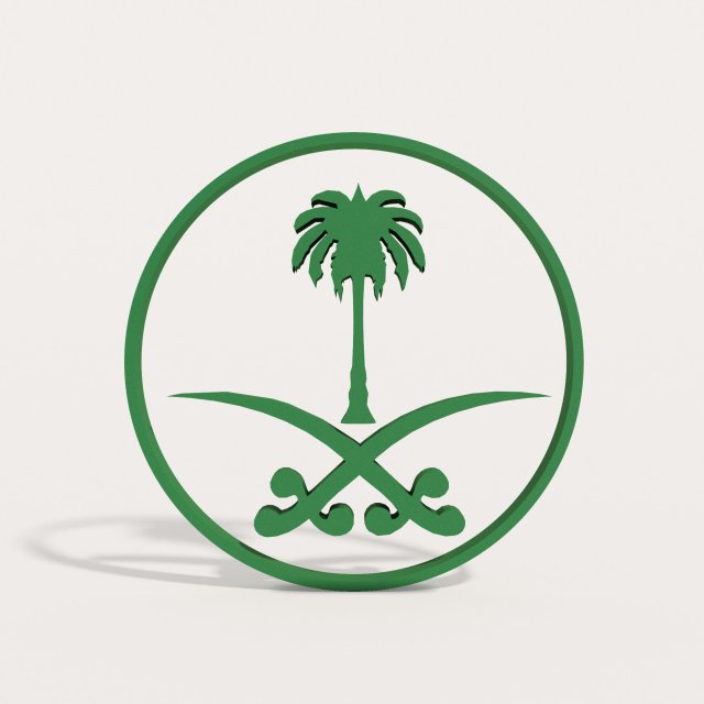 ksa logo 3D Модель .c4d .max .obj .3ds .fbx .stl .blend 