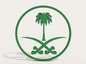 логотип КСА 3D Модель