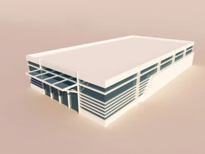 winkel laag poly 3D Model