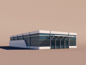 shop low poly Modelo 3D