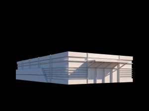 shop low poly Modelo 3D