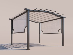 outdoor kiosk Model 3D