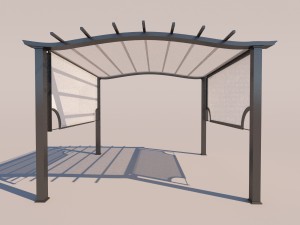outdoor kiosk Model 3D