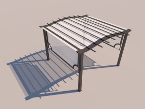 outdoor kiosk Model 3D