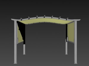 outdoor kiosk Model 3D