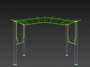 outdoor kiosk Model 3D