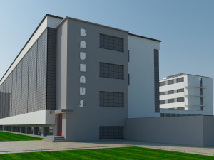 bauhaus dessau 3D मॉडल