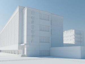 bauhaus dessau Model 3D