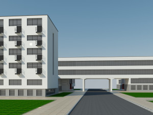 bauhaus dessau Model 3D