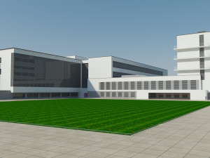 bauhaus dessau Model 3D