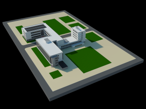 bauhaus dessau Model 3D