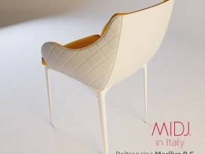 miji poltroncina marilyn p c chair 3D Model