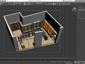 pharmacy interior design Modèle 3D