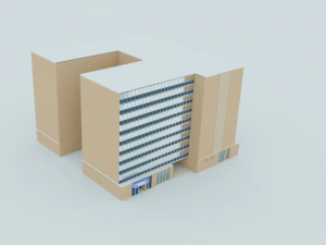 Geb&auml;ude 3D Modell