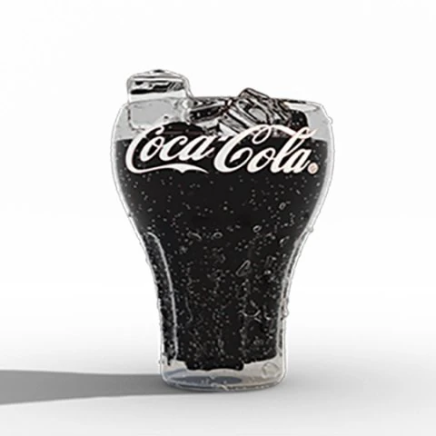 coca cola 3D Model .c4d .max .obj .3ds .fbx .stl .blend 